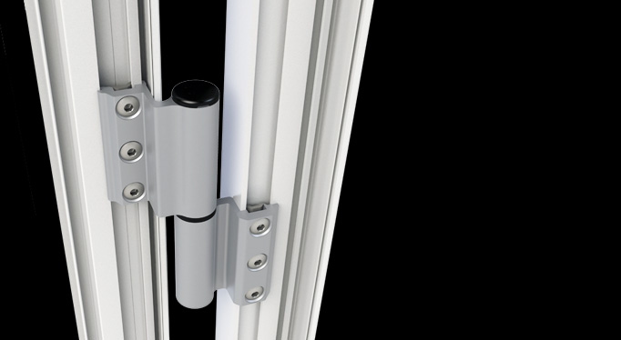 Celera clamp hinge for doors