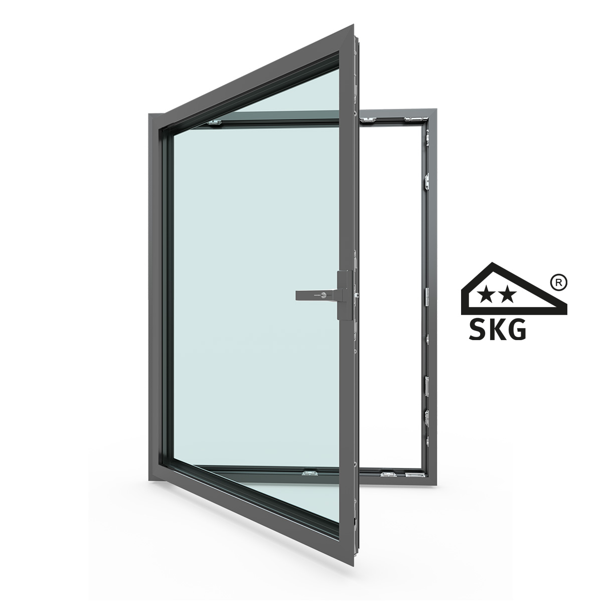 Abertura para practicable de aluminio para puertas y ventanas de aluminio.  — Centro del Accesorio