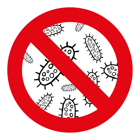 Antigerm tötet 99 % aller Keime